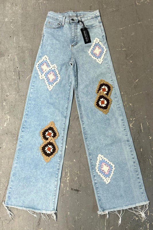 Callie Crochet Jean - JUST - JEN BOUTIQUE