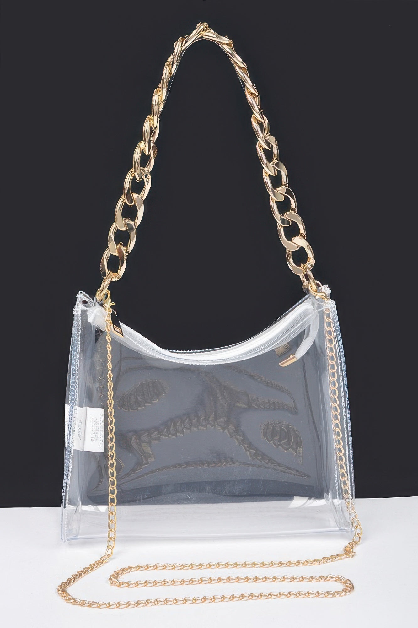 Transparent Big Chain Bag - JUST - JEN BOUTIQUE
