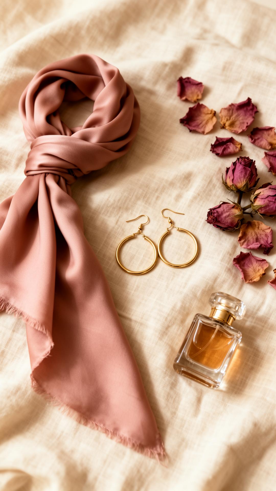 Curated boutique flat lay