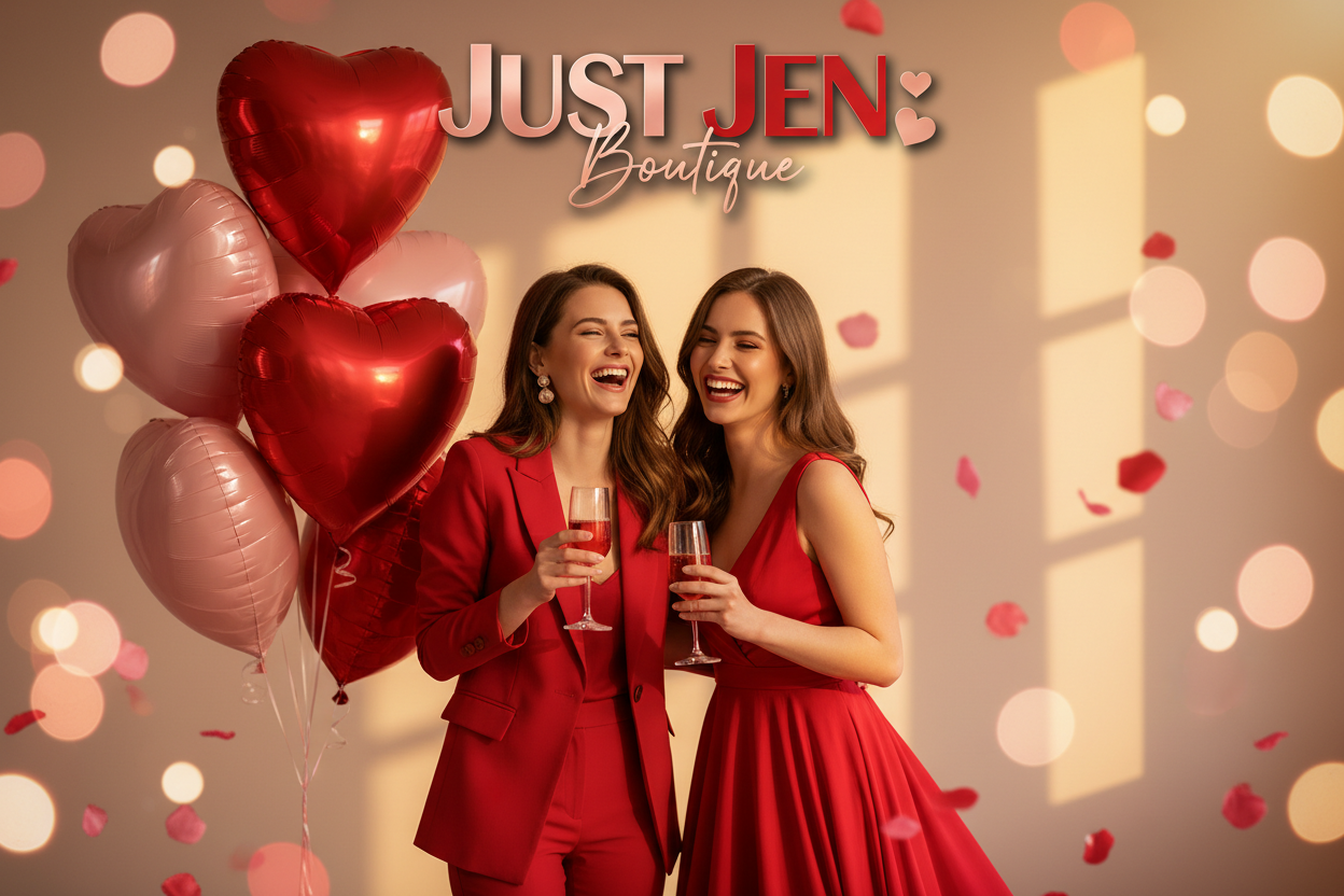 Discover affordable fashion for Valentine's Day, exclusively available at Just Jen Boutique.