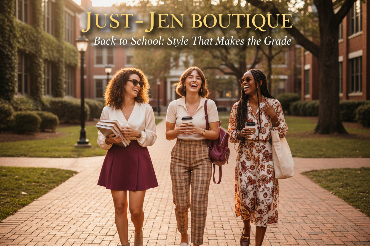 JUST-JEN BOUTIQUE Back to School Banner