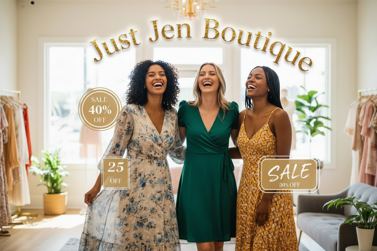 Just Jen Boutique Budget Friendly Dresses – JUST-JEN BOUTIQUE