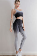 Gradient Sports Bra and Leggings Set - JUST - JEN BOUTIQUE