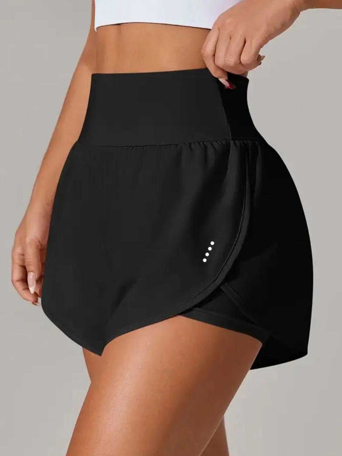 Pocketed High Waist Active Shorts - JUST - JEN BOUTIQUE