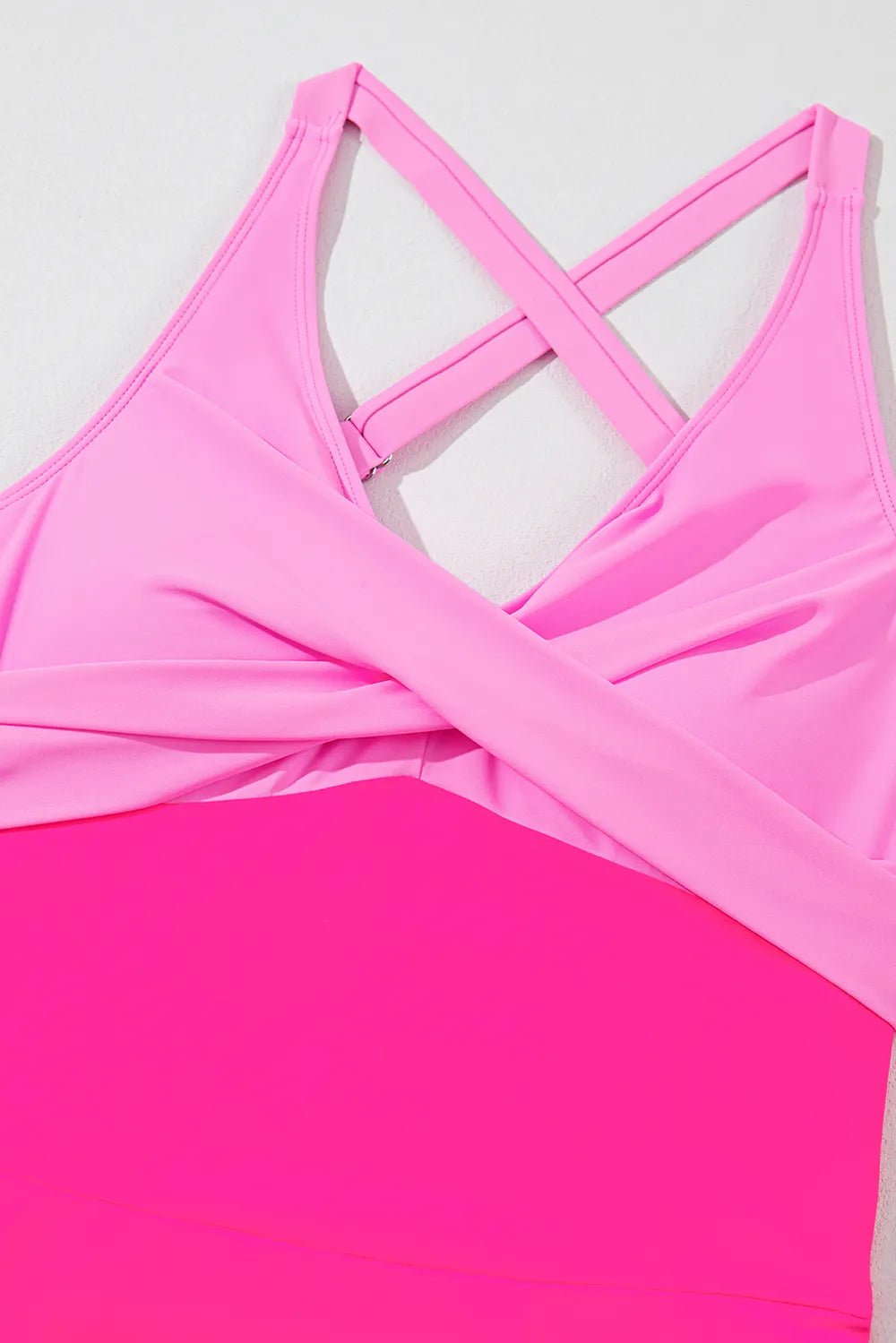 Crisscross V - Neck One - Piece Swimwear - JUST - JEN BOUTIQUE