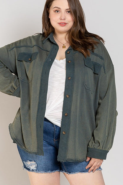 Button Front Closure Jacket