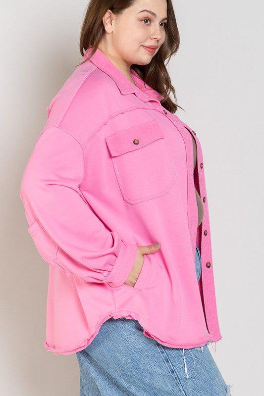 Button Front Closure Jacket