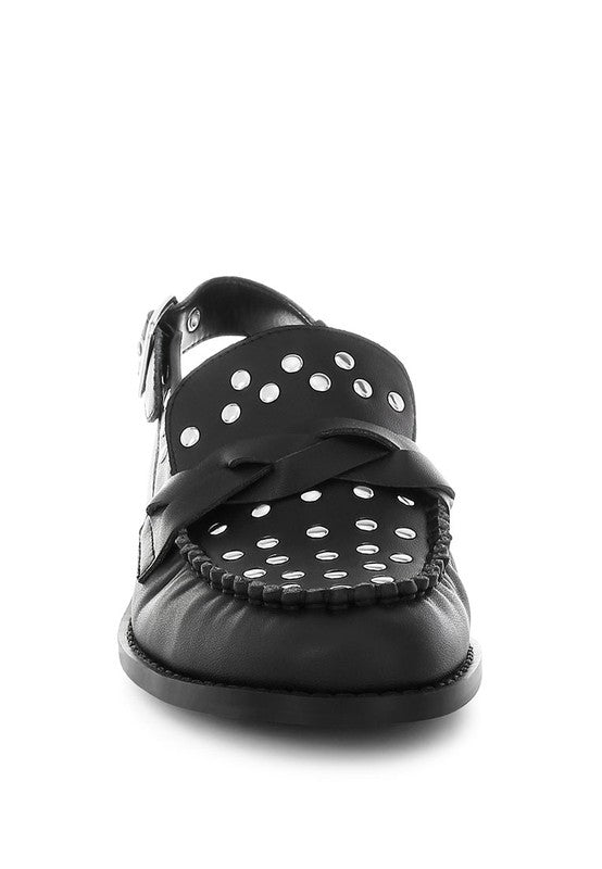Remykin Braided Penny Strap Loafers - JUST - JEN BOUTIQUE