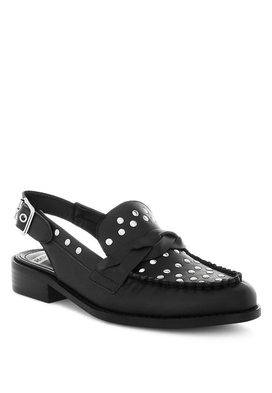 Remykin Braided Penny Strap Loafers - JUST - JEN BOUTIQUE