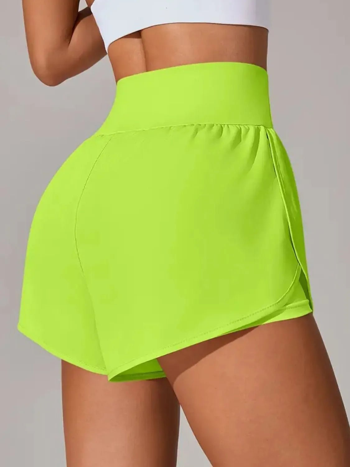 Pocketed High Waist Active Shorts - JUST - JEN BOUTIQUE