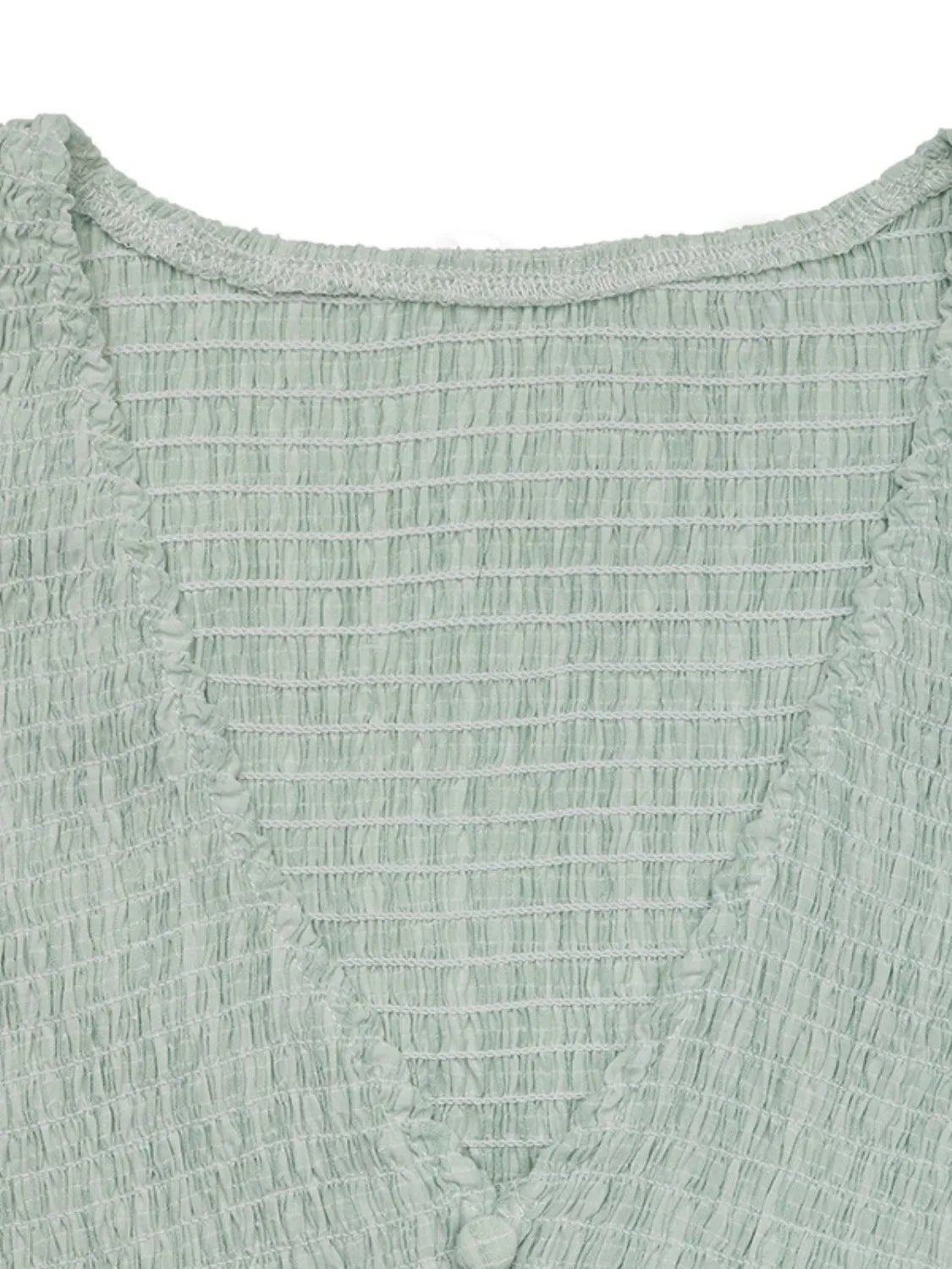 V - Neck Ruffled Cap Sleeve Dress - JUST - JEN BOUTIQUE