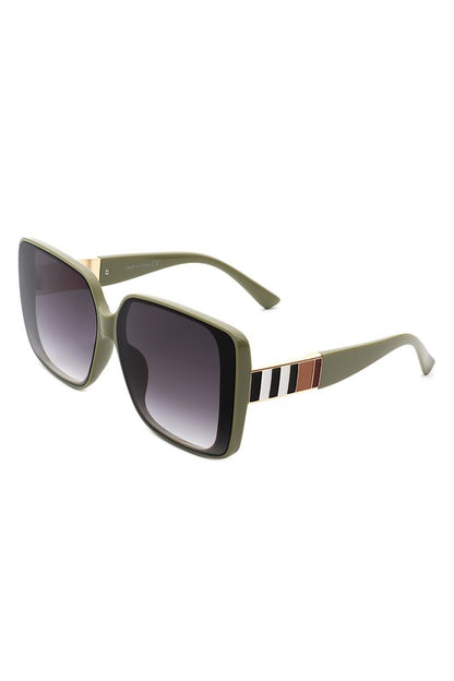 Square Retro Fashion Flat Top Women Sunglasses