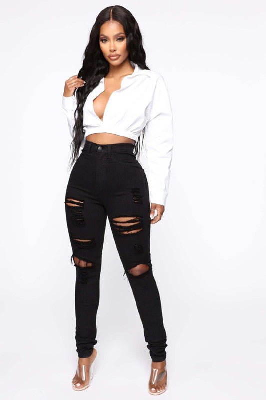 SEXY DENIM JEAN - JUST - JEN BOUTIQUE