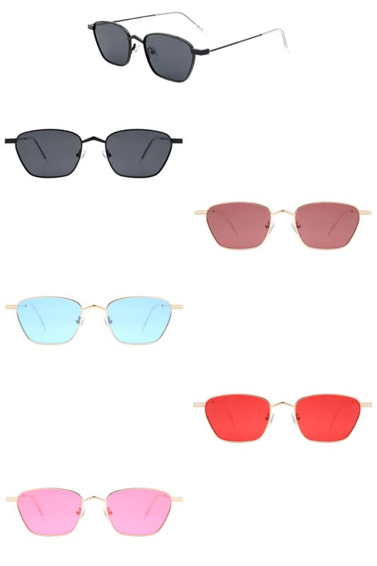 Retro Square Vintage Metal Fashion Sunglasses