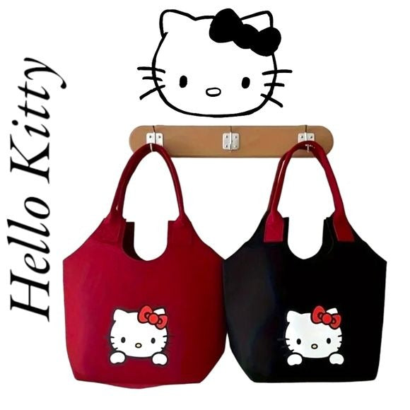 HELLO KITTY Spacious Sturdy Tote In Two Different Colors SOLD Separately