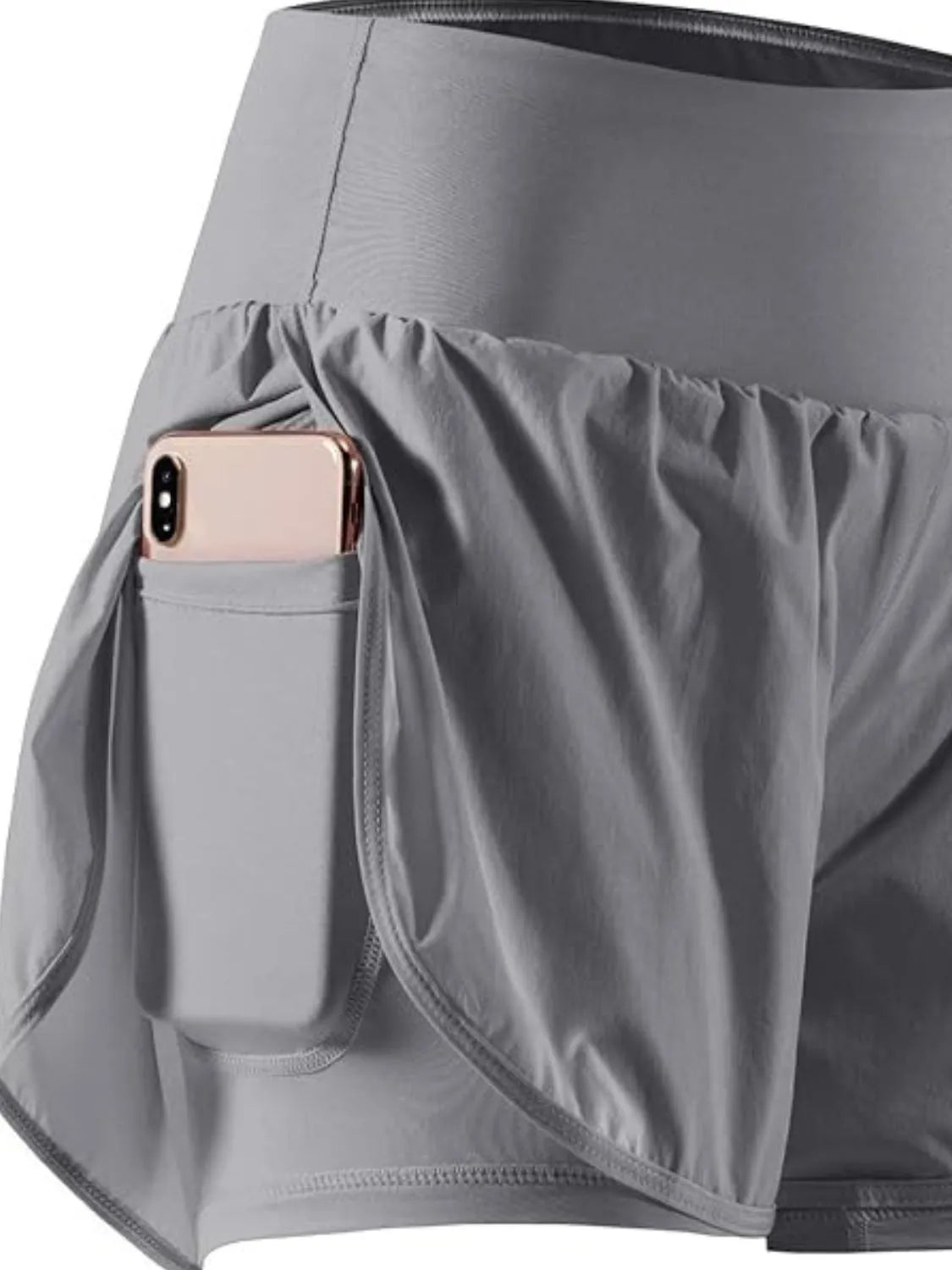 Pocketed High Waist Active Shorts - JUST - JEN BOUTIQUE
