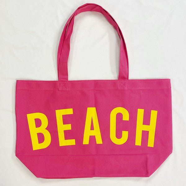 Well Made Beach Canvas Tote - JUST - JEN BOUTIQUE