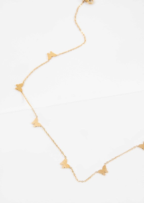 Flutter Linked Charm Necklace