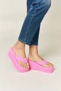 WILD DIVA Open Toe Platform Wedge Sandals - JUST - JEN BOUTIQUE