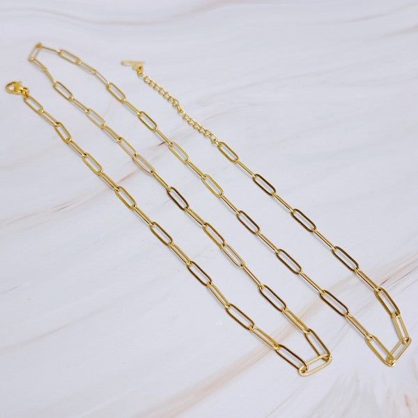 Over Your Heart Dainty Link Chain Necklace