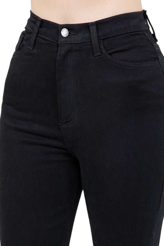 Kristen Mom Jean in Black Denim - JUST - JEN BOUTIQUE