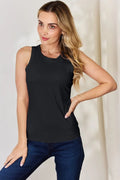 Basic Bae Full Size Round Neck Slim Tank - JUST - JEN BOUTIQUE