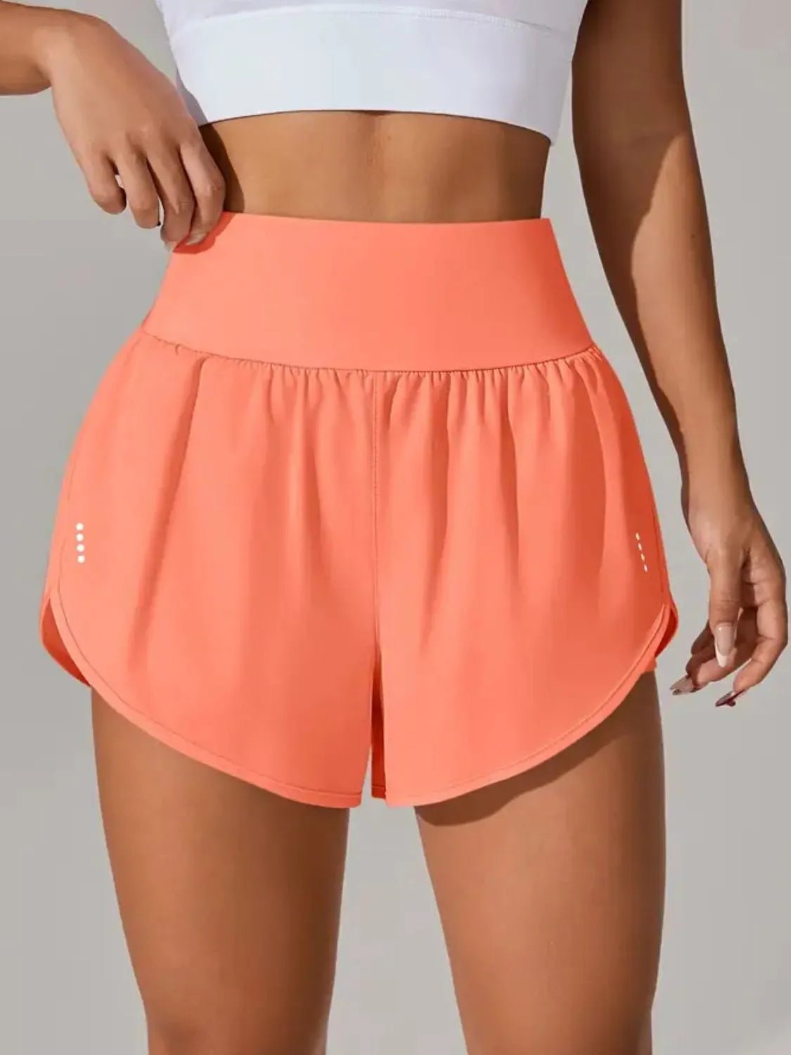 Pocketed High Waist Active Shorts - JUST - JEN BOUTIQUE