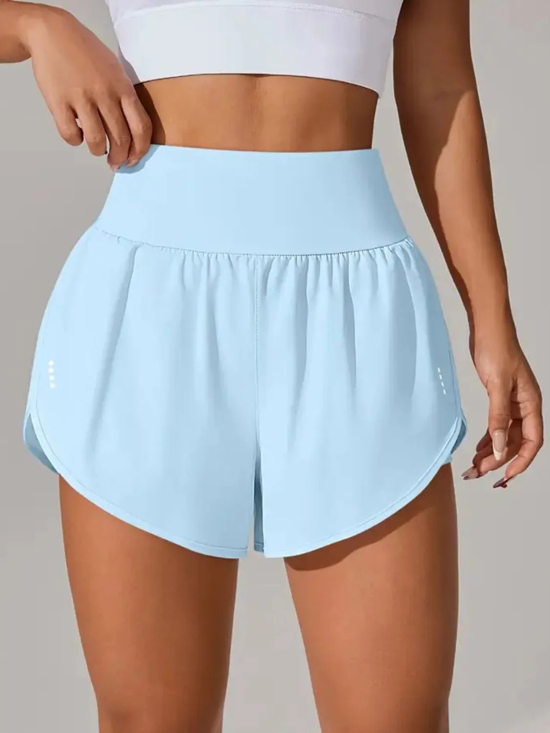 Pocketed High Waist Active Shorts - JUST - JEN BOUTIQUE