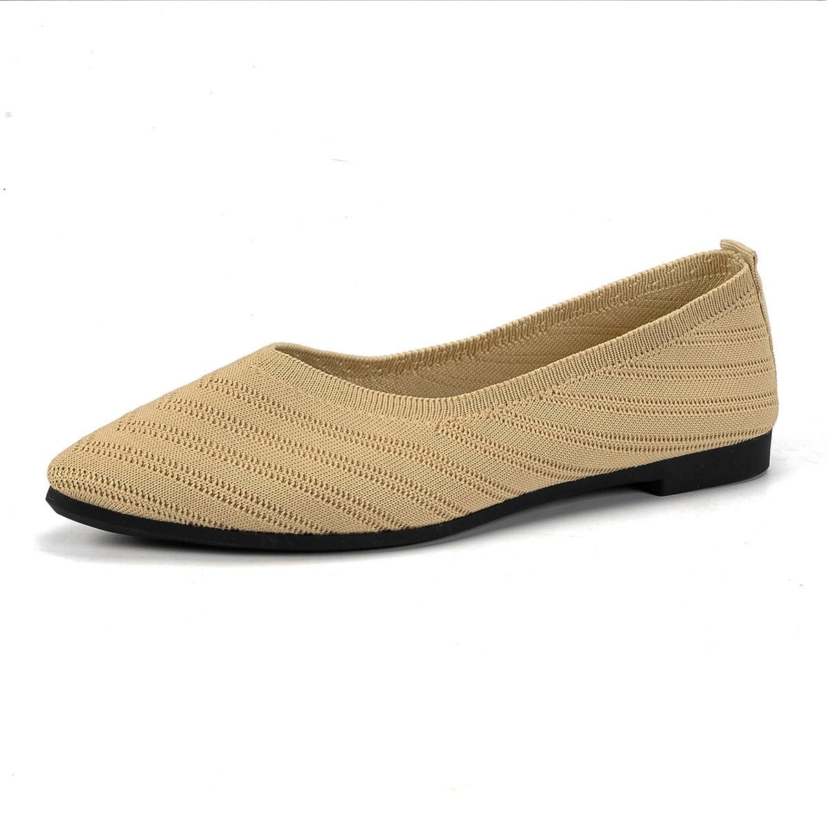 Mesh Point Toe Solid Color Slip - Ons - JUST - JEN BOUTIQUE