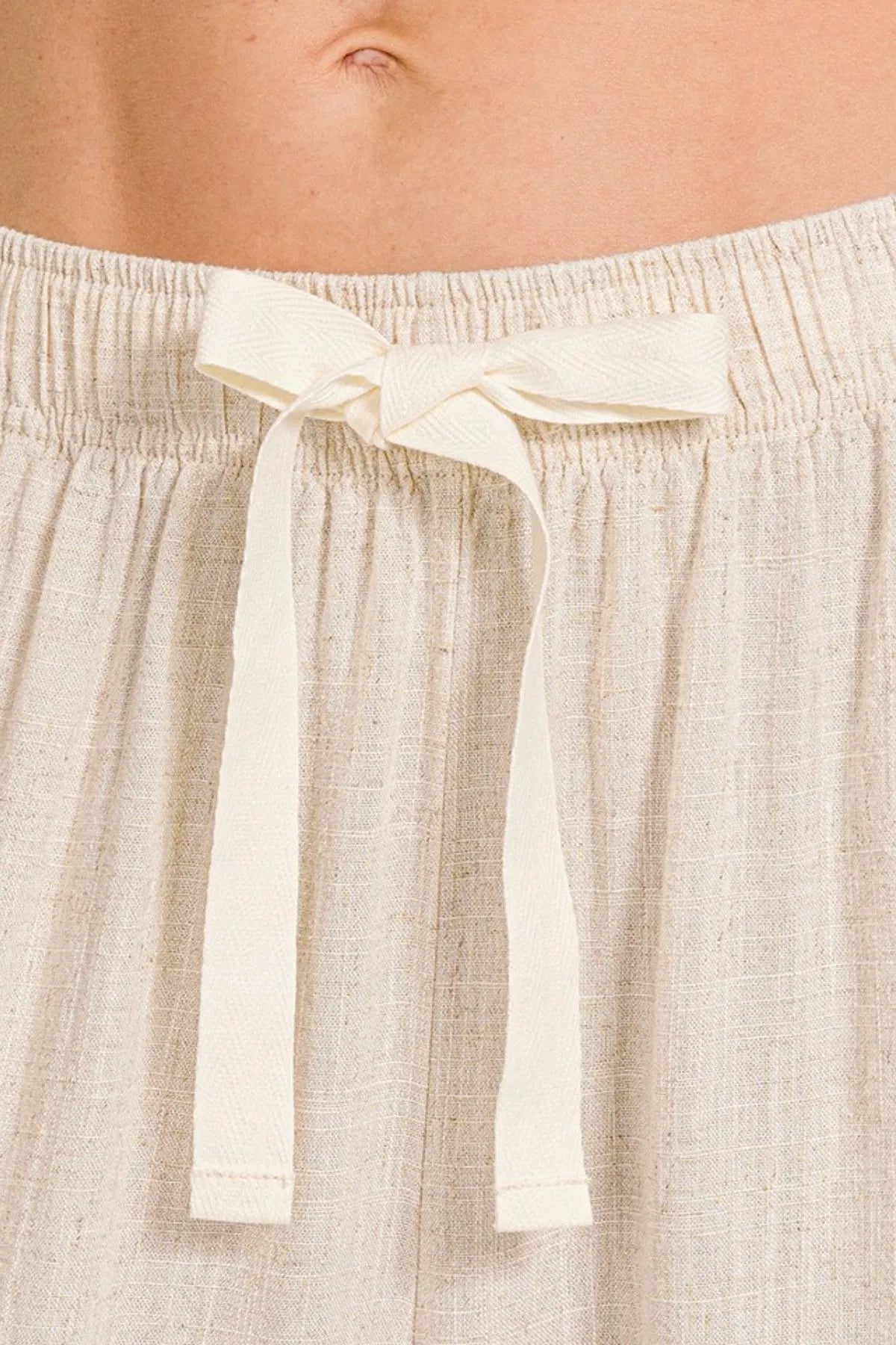 Zenana Linen Drawstring Pants - JUST - JEN BOUTIQUE