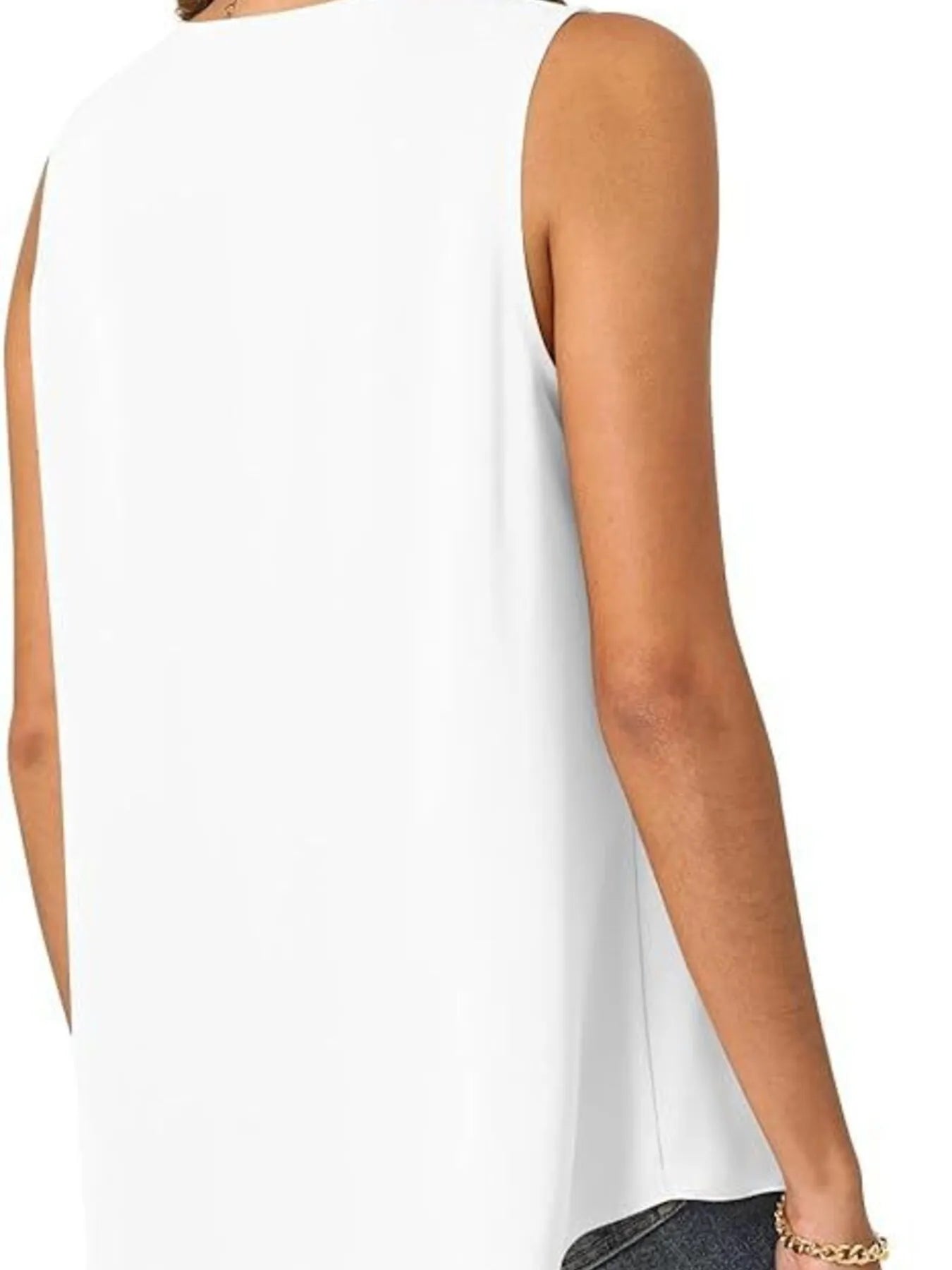Full Size V - Neck Sleeveless Tank Top Plus Size - JUST - JEN BOUTIQUE