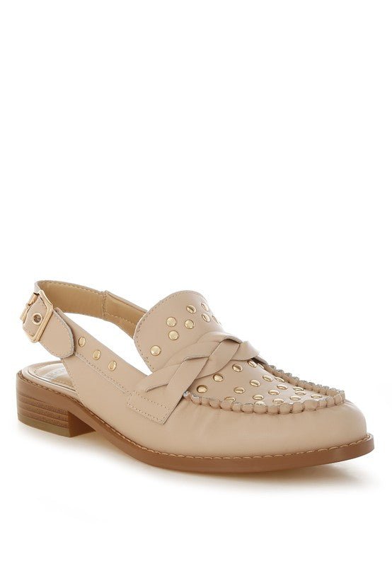 Remykin Braided Penny Strap Loafers - JUST - JEN BOUTIQUE