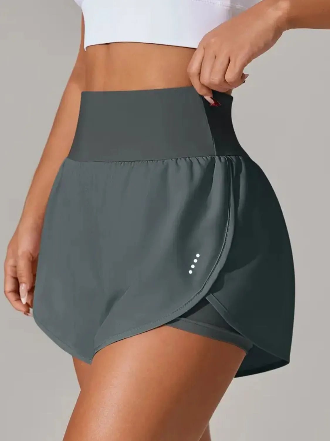 Pocketed High Waist Active Shorts - JUST - JEN BOUTIQUE