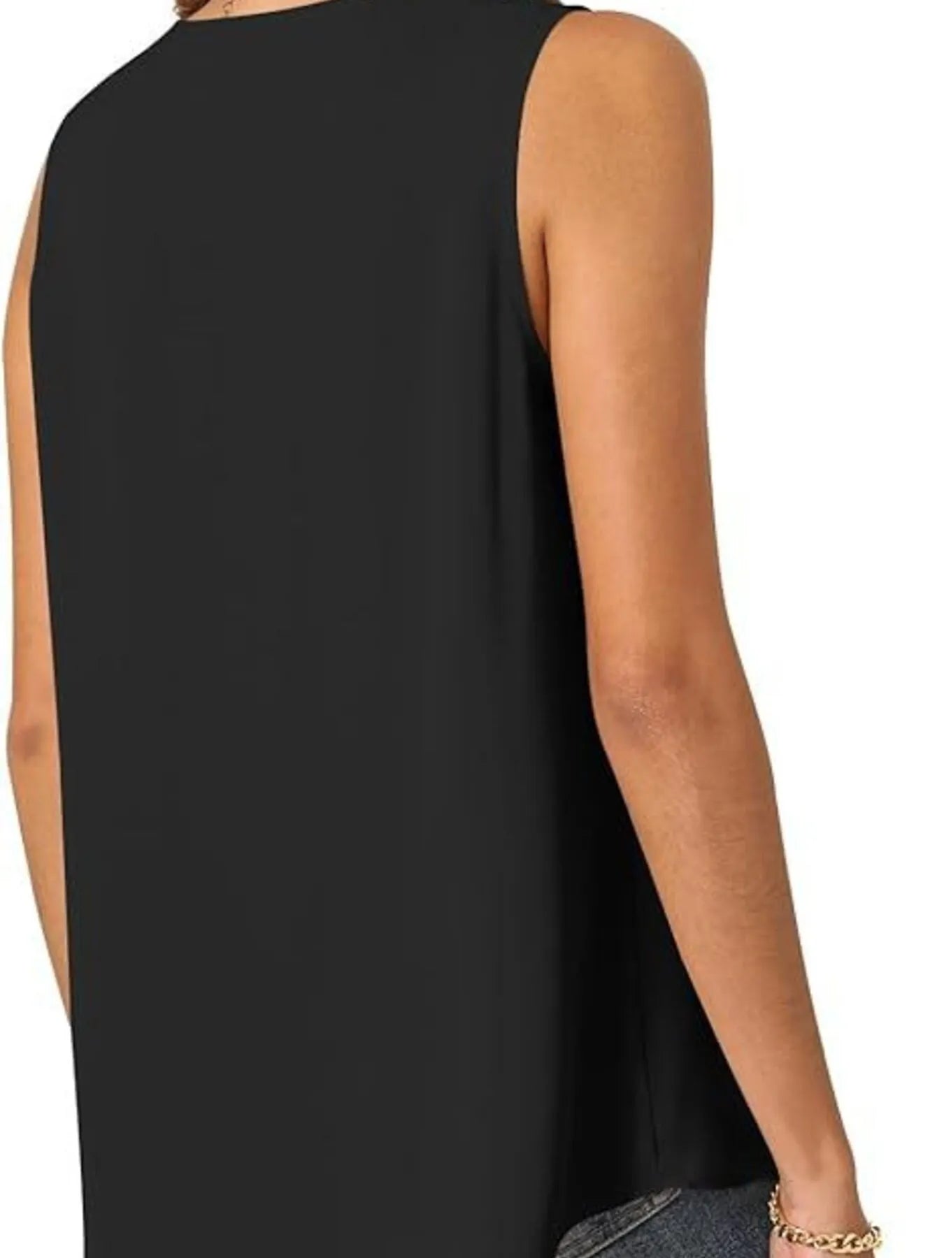 Full Size V - Neck Sleeveless Tank Top Plus Size - JUST - JEN BOUTIQUE
