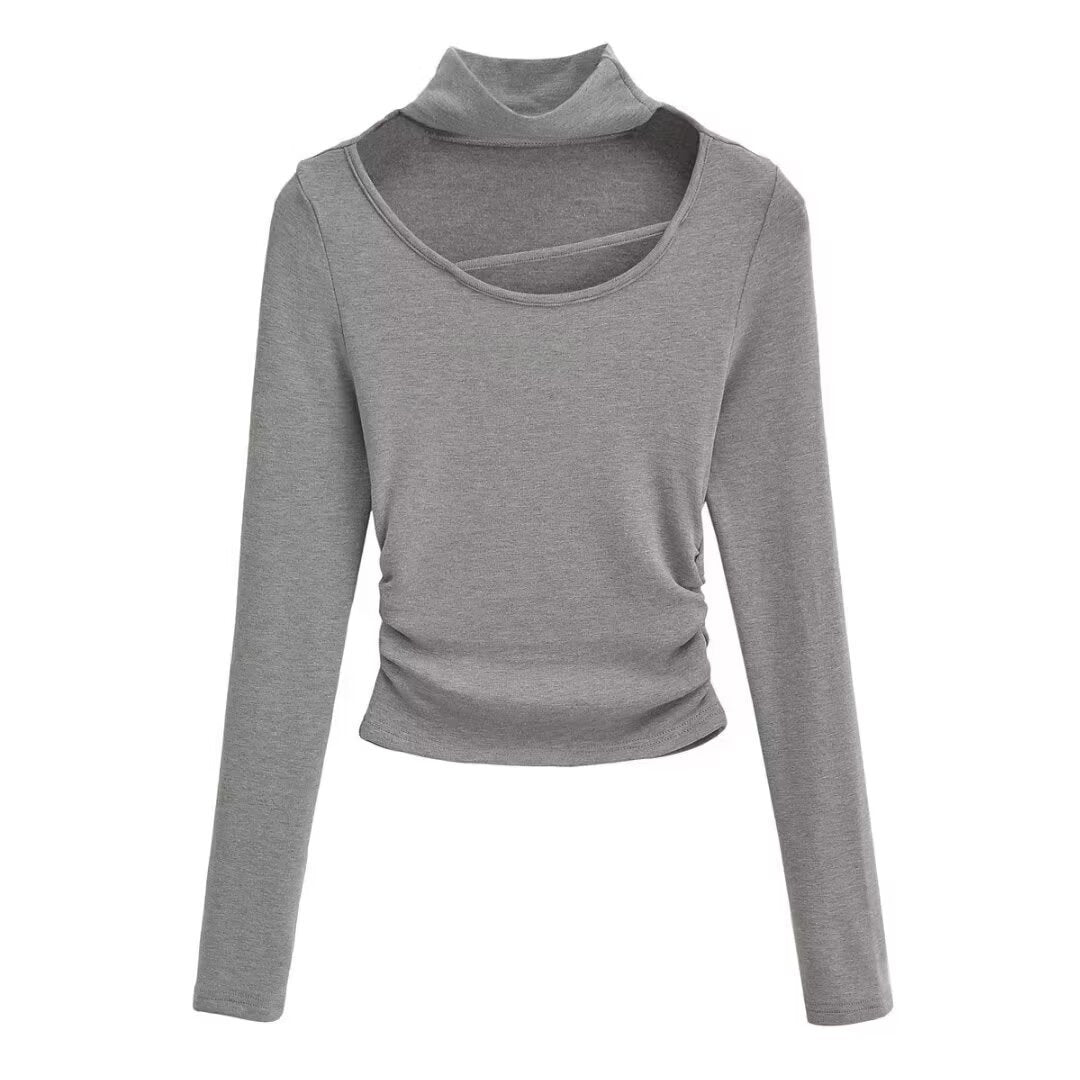 Warm long sleeved slim fit base T-shirt