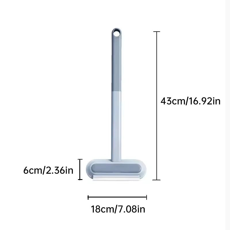 3 - in - 1 Pet Hair Remover Brush: Long - handle window & pet fur cleaning tool for cat/dog hair. - JUST - JEN BOUTIQUE