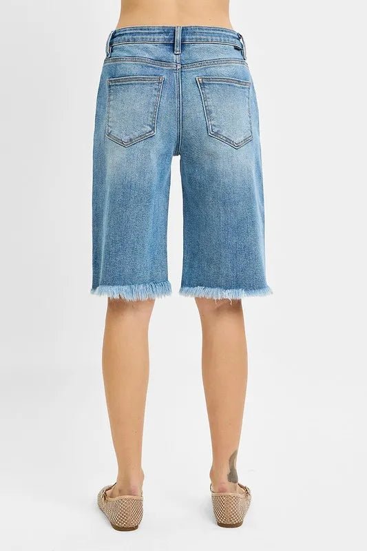 RISEN Tummy Control Mid Rise Fit Bermuda - JUST - JEN BOUTIQUE