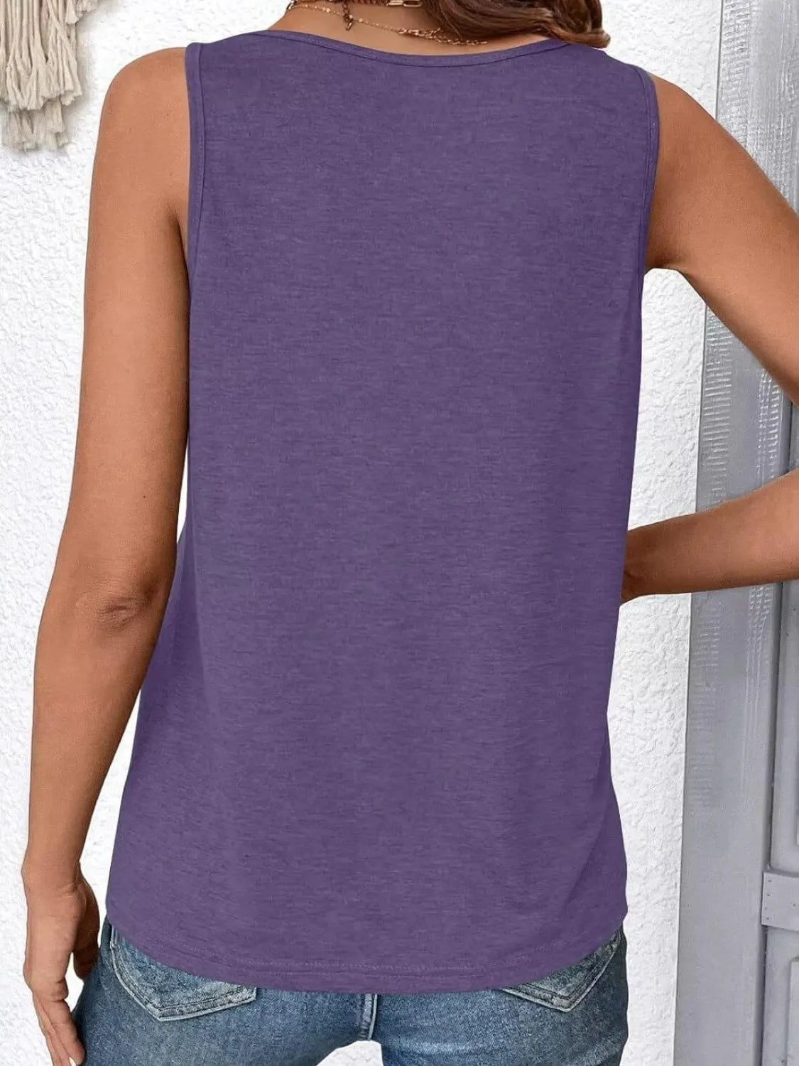 Ruched V - Neck Tank - JUST - JEN BOUTIQUE