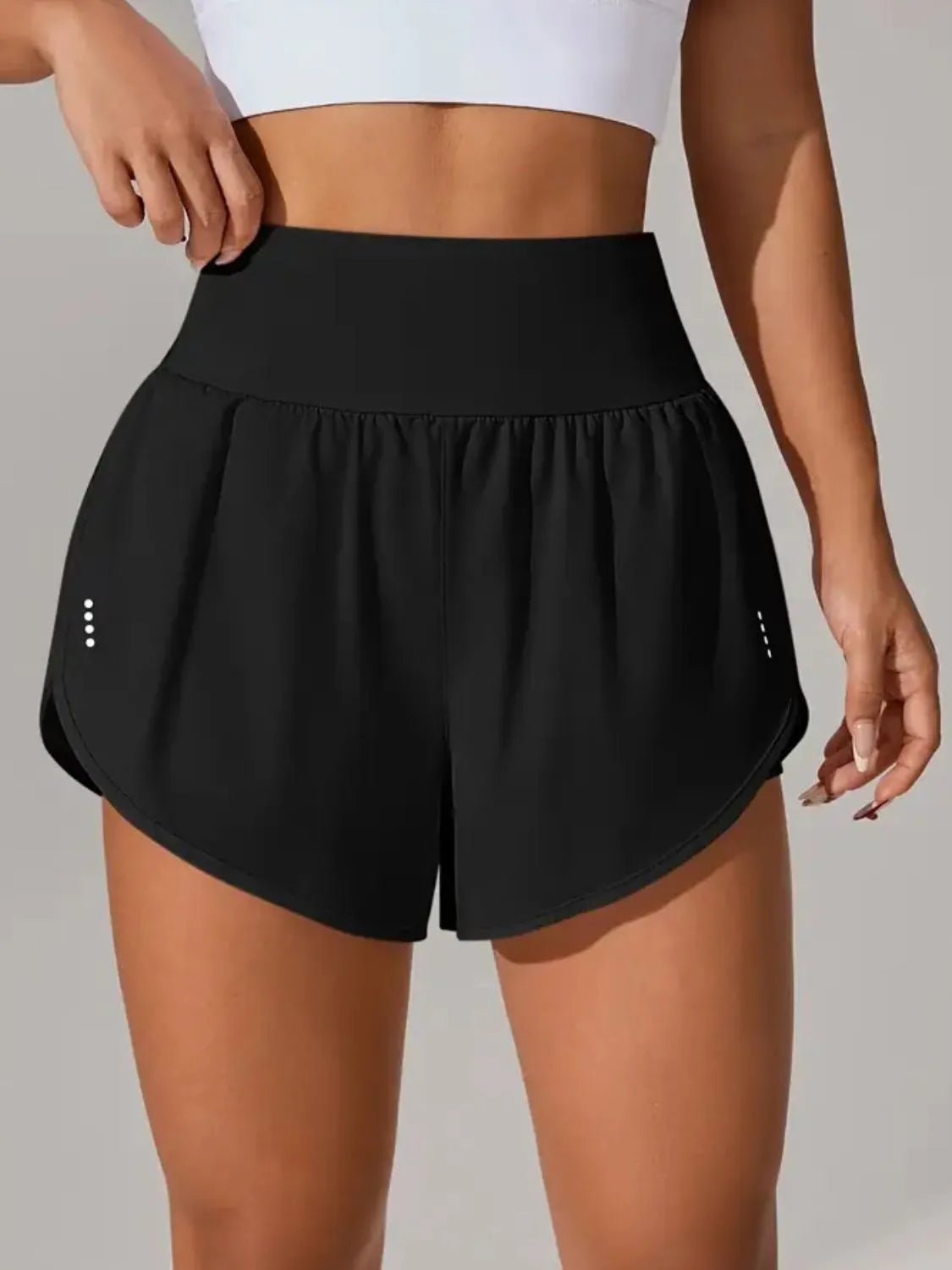 Pocketed High Waist Active Shorts - JUST - JEN BOUTIQUE