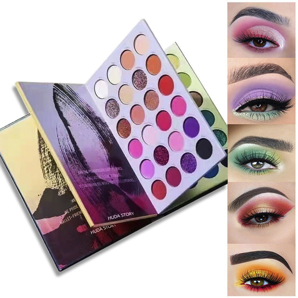 Makeup Cosmetic Tool Kit 72 Colors Pressed Glitter Eyeshadow High Pigmented Eyeshadow Palette - JUST - JEN BOUTIQUE