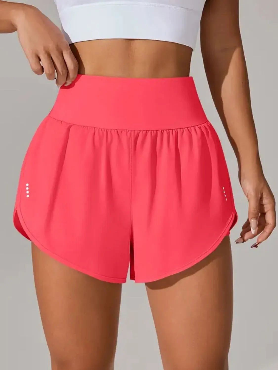 Pocketed High Waist Active Shorts - JUST - JEN BOUTIQUE