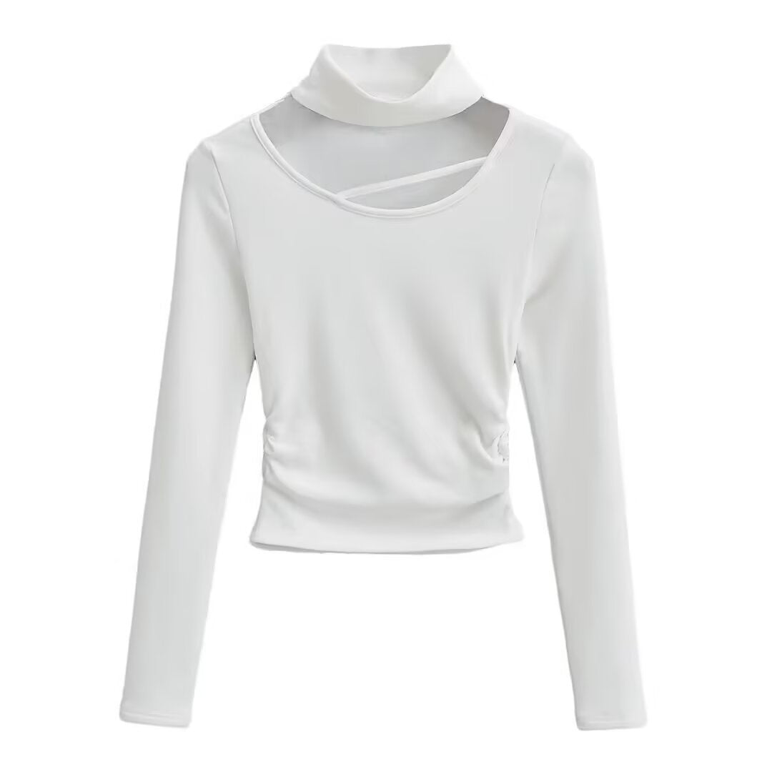 Warm long sleeved slim fit base T-shirt