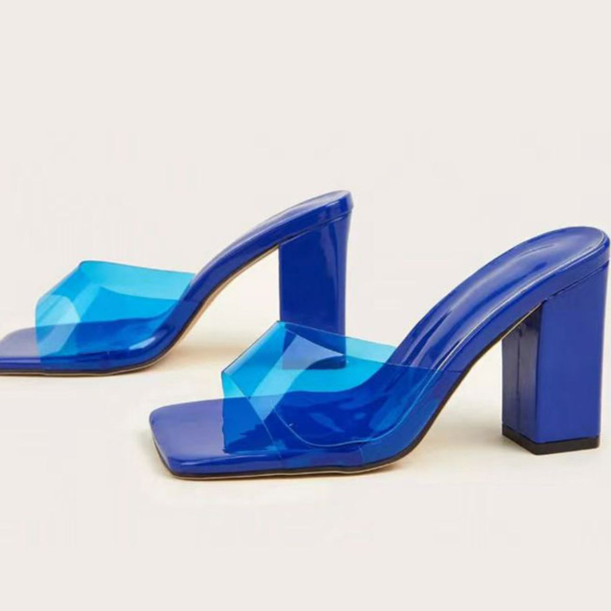 Square Toe Block Heels Sandals - JUST - JEN BOUTIQUE