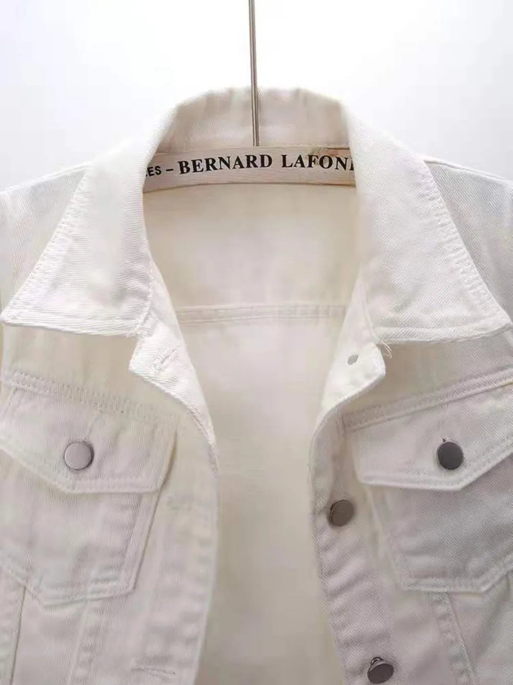 Full Size Cropped Denim Jacket Plus Size - JUST - JEN BOUTIQUE