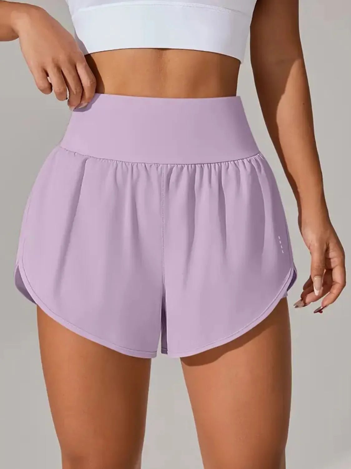 Pocketed High Waist Active Shorts - JUST - JEN BOUTIQUE