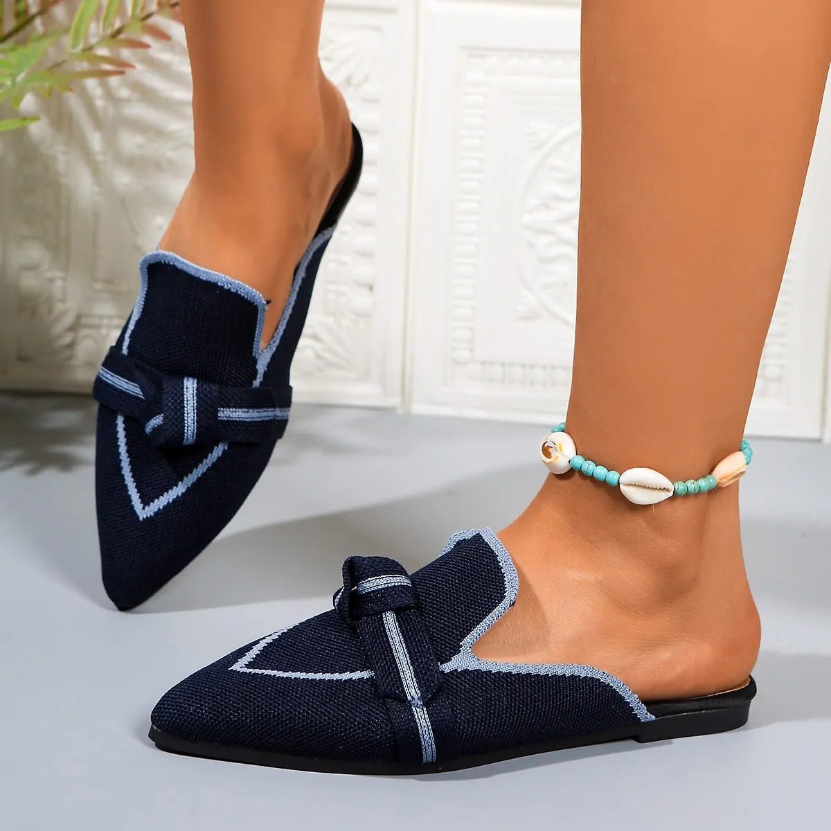 Point Toe Flat Slip - Ons - JUST - JEN BOUTIQUE