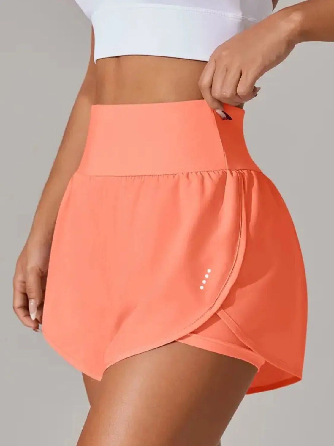 Pocketed High Waist Active Shorts - JUST - JEN BOUTIQUE