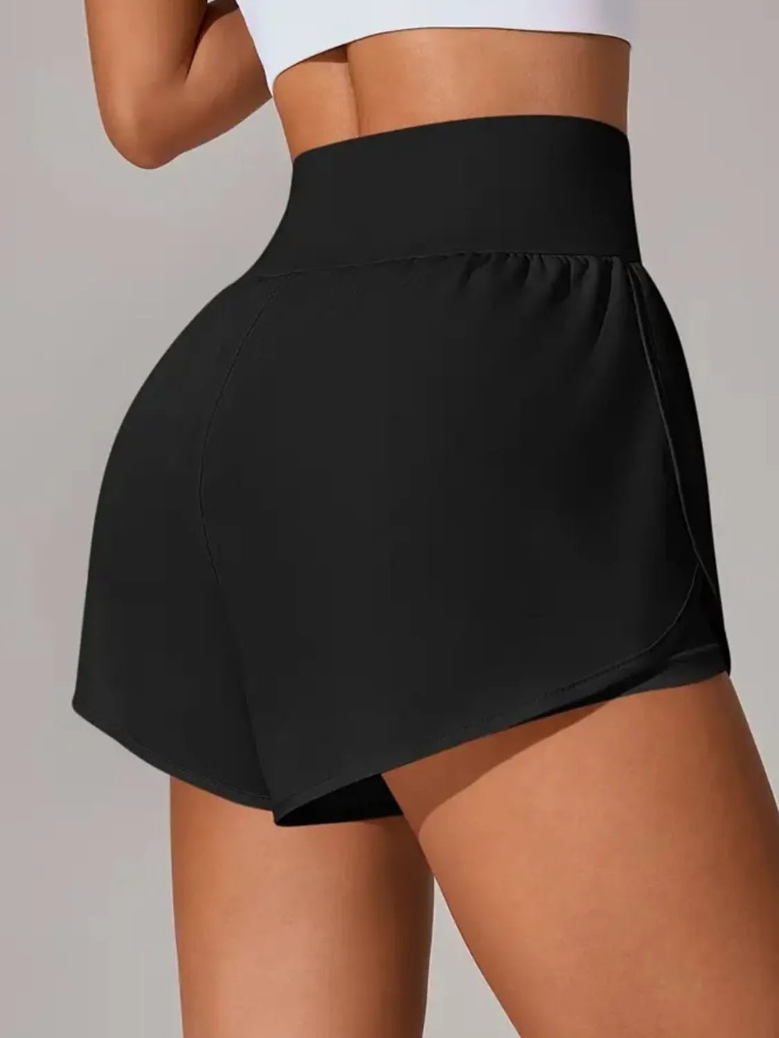 Pocketed High Waist Active Shorts - JUST - JEN BOUTIQUE