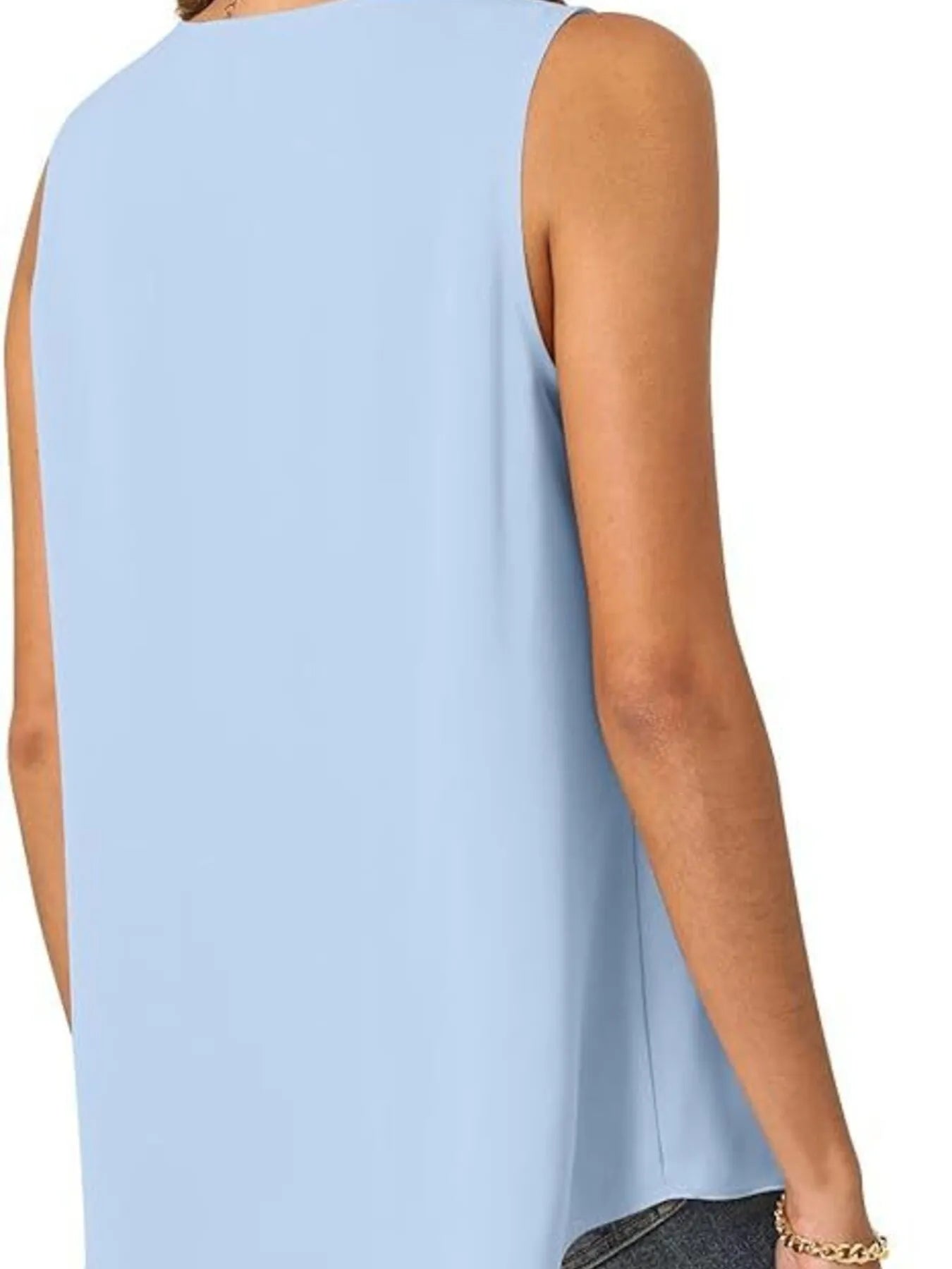 Full Size V - Neck Sleeveless Tank Top Plus Size - JUST - JEN BOUTIQUE