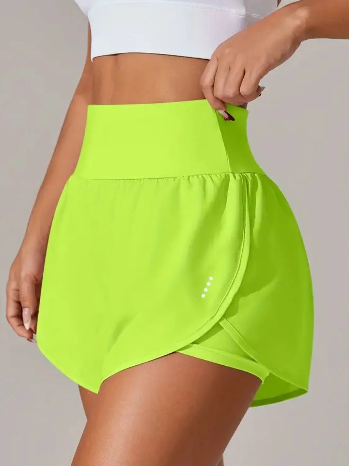 Pocketed High Waist Active Shorts - JUST - JEN BOUTIQUE
